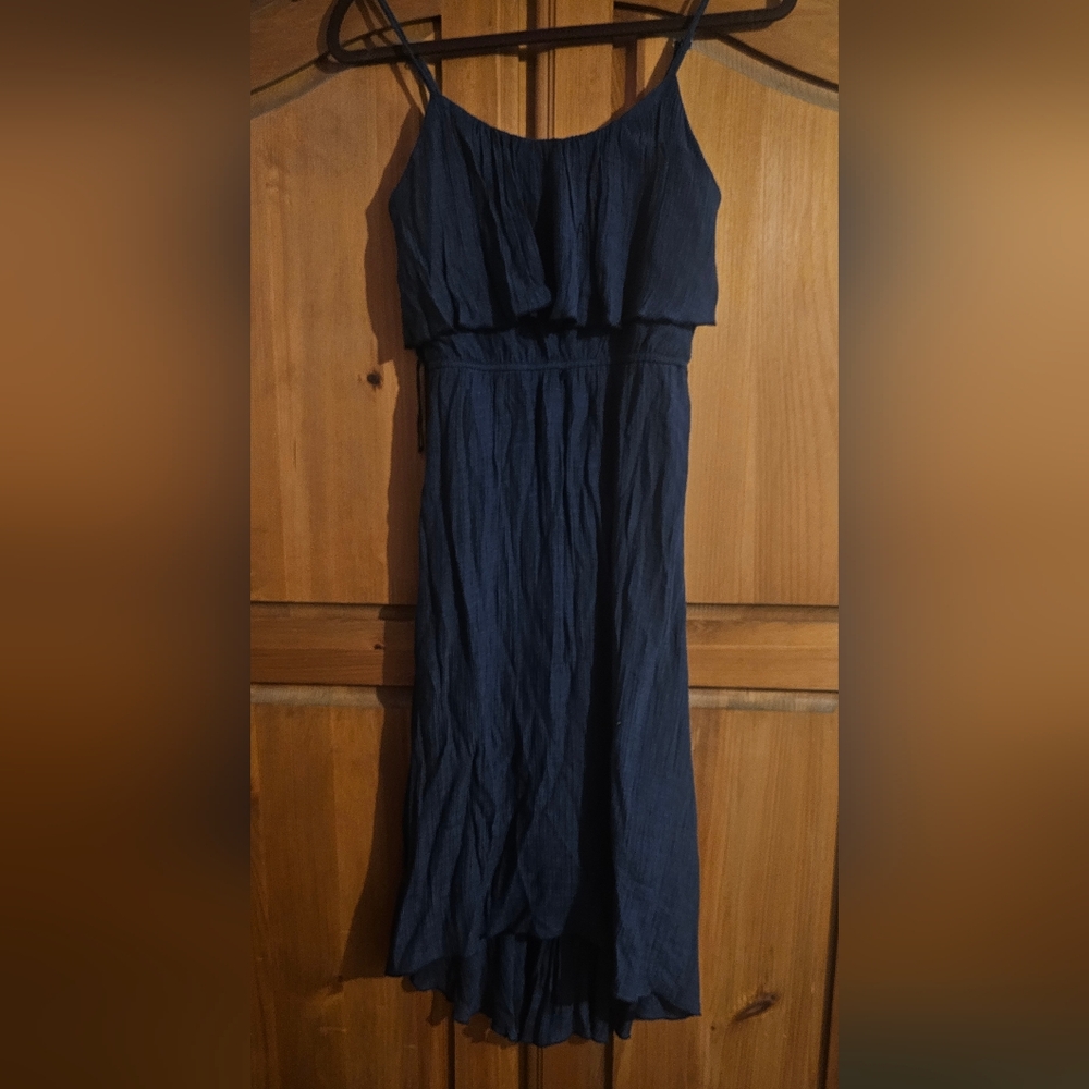 Maurices Navy Elegant High Low Dress